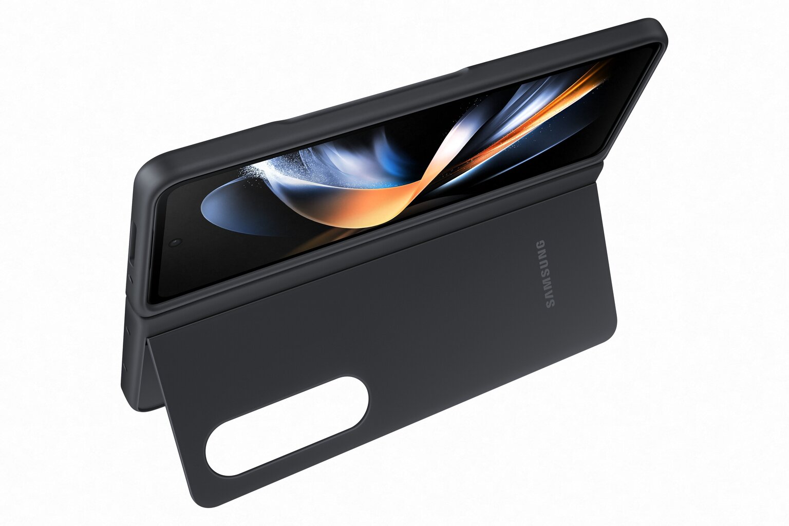 Samsung Slim Standing Cover Galaxy Z Fold 4 must EF-MF936CBE цена и информация | Telefonide kaitsekaaned ja -ümbrised | hansapost.ee