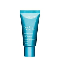 Jahutav silmageel Clarins Total Eye Contour Gel, 20 ml price and information | Silmakreemid ja seerumid | hansapost.ee