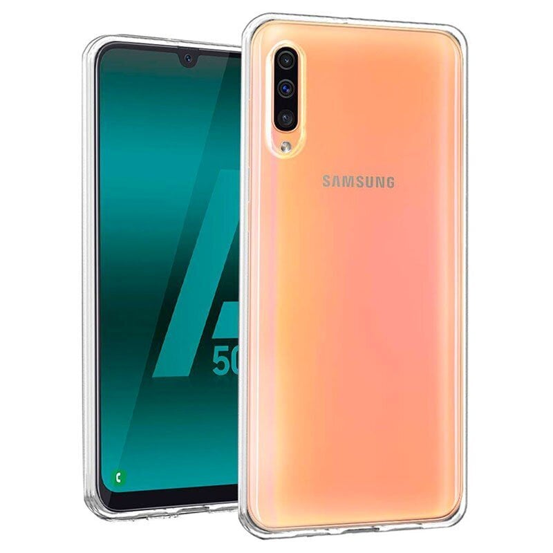 XQISIT silikoonümbris Samsung Galaxy A505 / A307 / A507 Galaxy A50 / A30s / A50s läbipaistev hind ja info | Telefonide kaitsekaaned ja -ümbrised | hansapost.ee