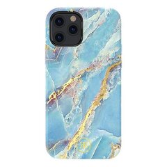 Kingxbar Marble Series ümbrisega kaunistatud trükitud marmorist iPhone 12 mini sinine hind ja info | Telefonide kaitsekaaned ja -ümbrised | hansapost.ee