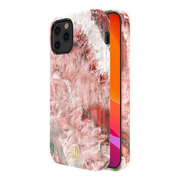 Kingxbar Agate Series ümbris kaunistatud trükitud Agate iPhone 12 mini punane цена и информация | Telefonide kaitsekaaned ja -ümbrised | hansapost.ee