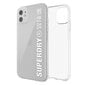 SuperDry Snap iPhone 11 läbipaistev ümbris valge 41578 цена и информация | Telefonide kaitsekaaned ja -ümbrised | hansapost.ee