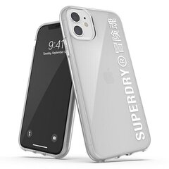 SuperDry Snap iPhone 11 läbipaistev ümbris valge 41578 hind ja info | Telefonide kaitsekaaned ja -ümbrised | hansapost.ee