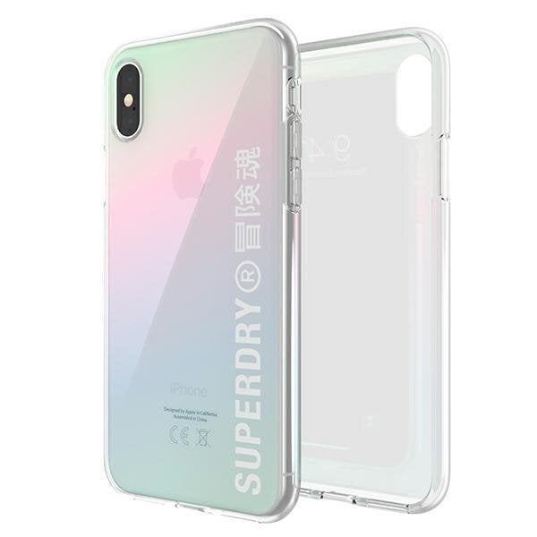 SuperDry Snap iPhone X / Xs Clear Case Game dient 41584 цена и информация | Telefonide kaitsekaaned ja -ümbrised | hansapost.ee