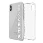 SuperDry Snap iPhone X / Xs läbipaistev ümbris 41576 цена и информация | Telefonide kaitsekaaned ja -ümbrised | hansapost.ee