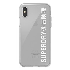 SuperDry Snap iPhone X / Xs läbipaistev ümbris 41576 hind ja info | Telefonide kaitsekaaned ja -ümbrised | hansapost.ee