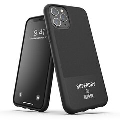 SuperDry Molded Canvas iPhone 11 Pro Max ümbris must 41550 hind ja info | Telefonide kaitsekaaned ja -ümbrised | hansapost.ee