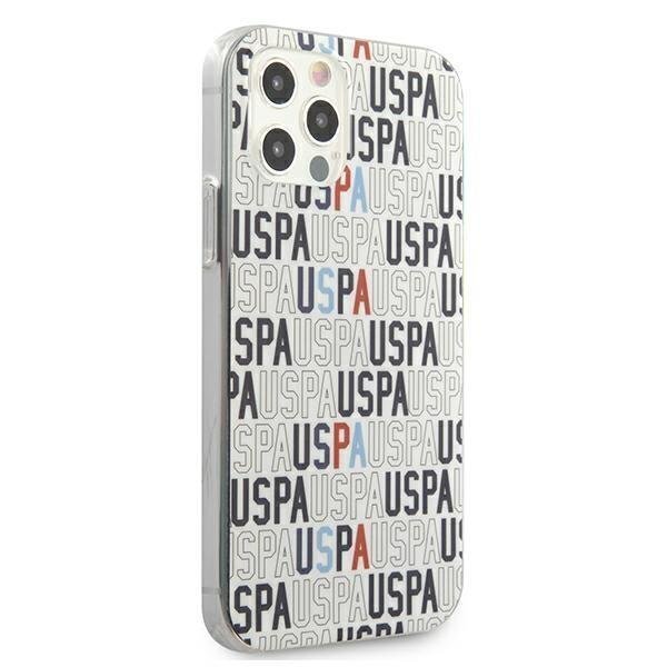 US Polo USHCP12LPCUSPA6 iPhone 12 Pro Max 6.7 " valge Logo Mania Collection цена и информация | Telefonide kaitsekaaned ja -ümbrised | hansapost.ee
