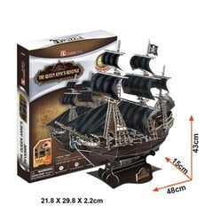 3D пазл CubicFun лодка «Королева Анна», 155 шт.  цена и информация | Пазлы | hansapost.ee