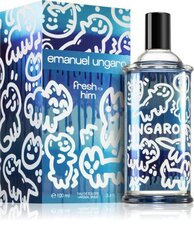 Туалетная вода Emanuel Ungaro Fresh For Him EDT для мужчин, 100 мл цена и информация | Мужские духи | hansapost.ee