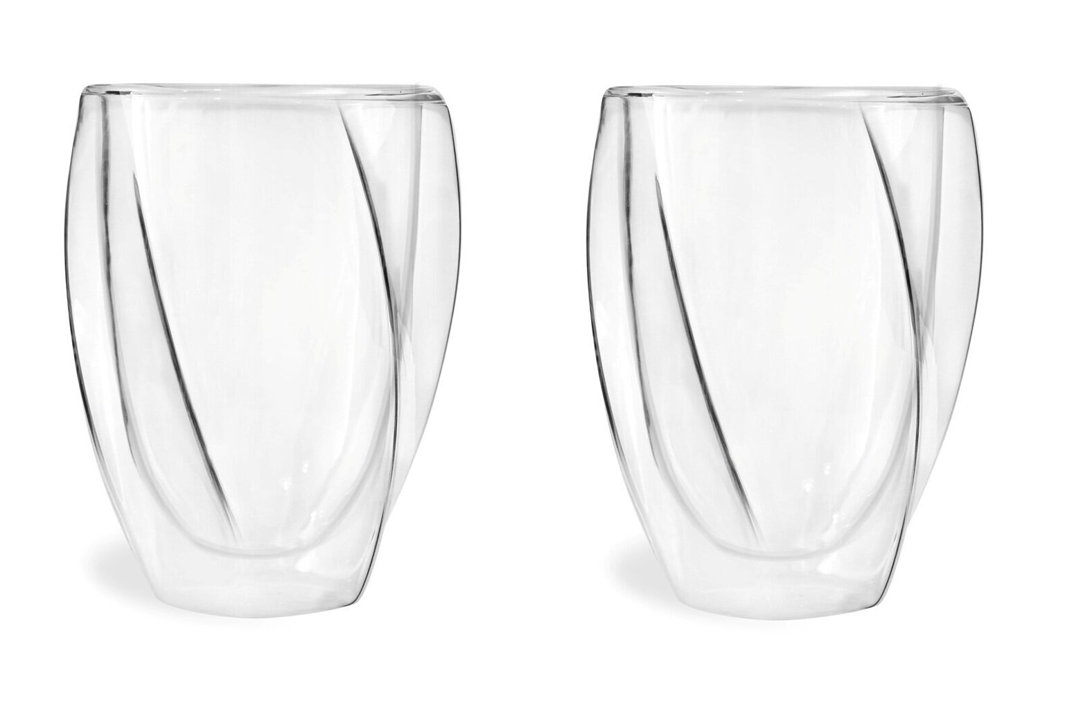 Vialli Design topelt klaasist tassid - klaasid Cristallo, 300 ml, 2 tk цена и информация | Klaasid, kruusid ja kannud | hansapost.ee