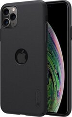Nillkin Nillkin Super Frosted Shield - Etui Apple iPhone 11 Pro Max z logo väljalõikega (Black) hind ja info | Telefonide kaitsekaaned ja -ümbrised | hansapost.ee