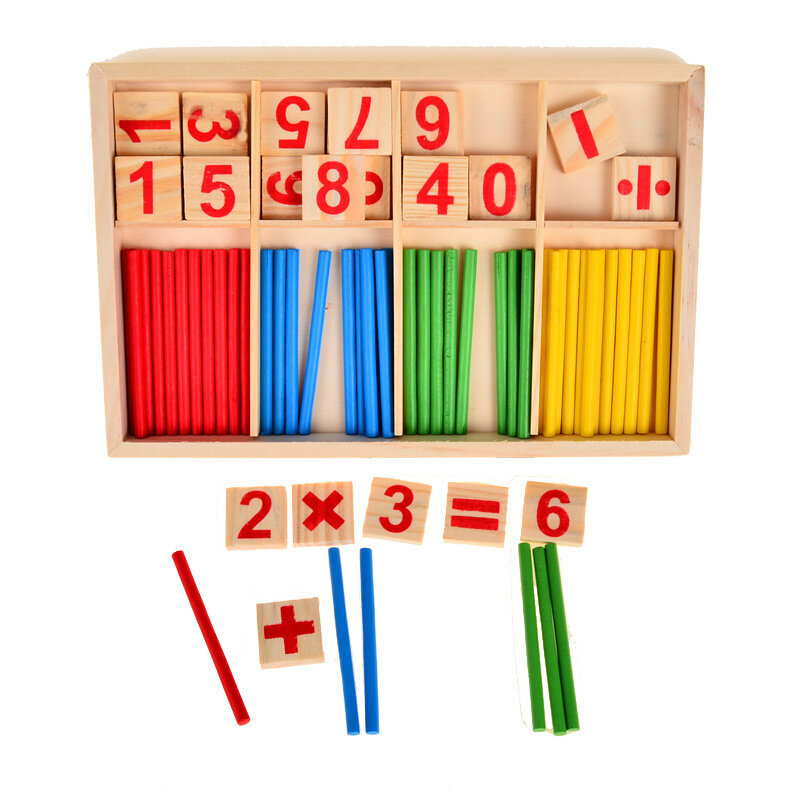 Montessori õppekomplekt lugema õppimiseks, puidust цена и информация | Arendavad laste mänguasjad | hansapost.ee