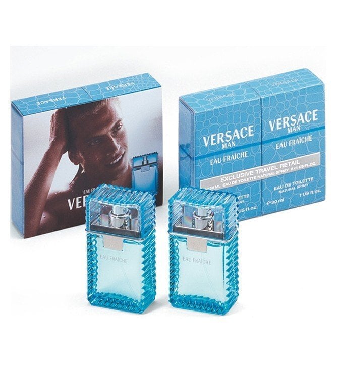 Versace Man Eau Fraiche Gift Set EDT 2 x 30 ml 60ml цена и информация | Parfüümid meestele | hansapost.ee
