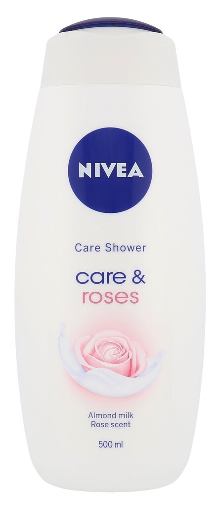 Nivea Care & Roses Care Shower Gel 500ml цена и информация | Dušigeelid, õlid | hansapost.ee