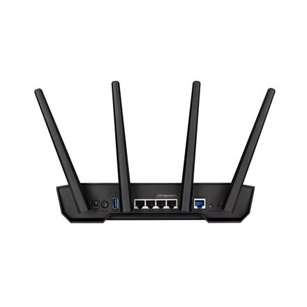 Wireless Router|ASUS|Wireless Router|3000 Mbps|Mesh|Wi-Fi 5|Wi-Fi 6|IEEE 802.11a/b/g|IEEE 802.11n|USB 3.1|1 WAN|4x10/100/1000M|Number of antennas 4|TU hind ja info | Ruuterid | hansapost.ee