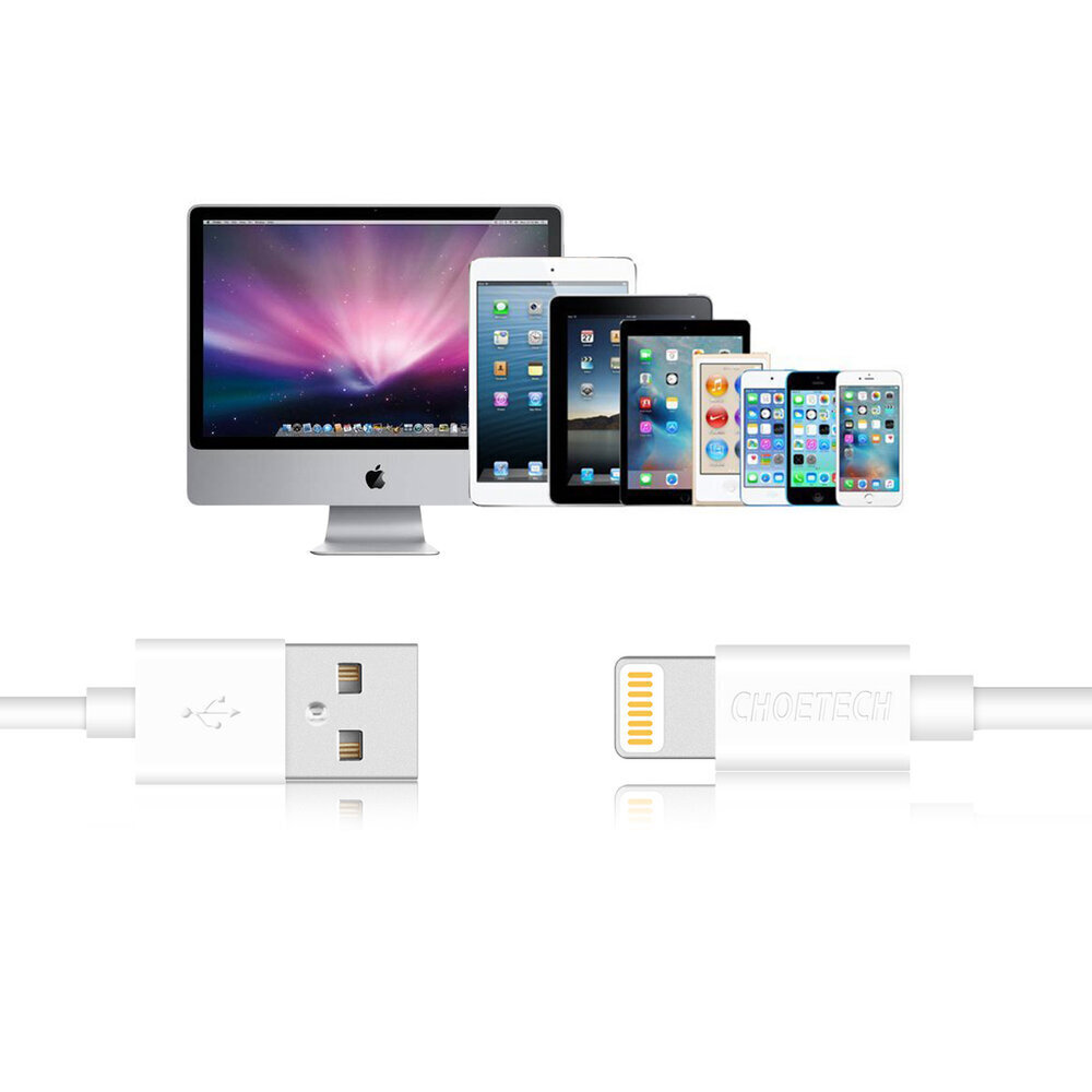 Telefonikaabel Choetech, USB-A, Lightning MFI 1.8m hind ja info | Mobiiltelefonide kaablid | hansapost.ee