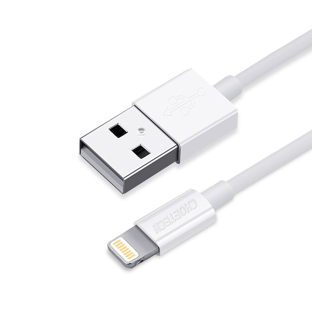 Telefonikaabel Choetech, USB-A, Lightning MFI 1.8m цена и информация | Mobiiltelefonide kaablid | hansapost.ee