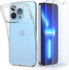 Набор кристаллов Spigen для iPhone13 Pro Max, прозрачный цена и информация | Чехлы для телефонов | hansapost.ee