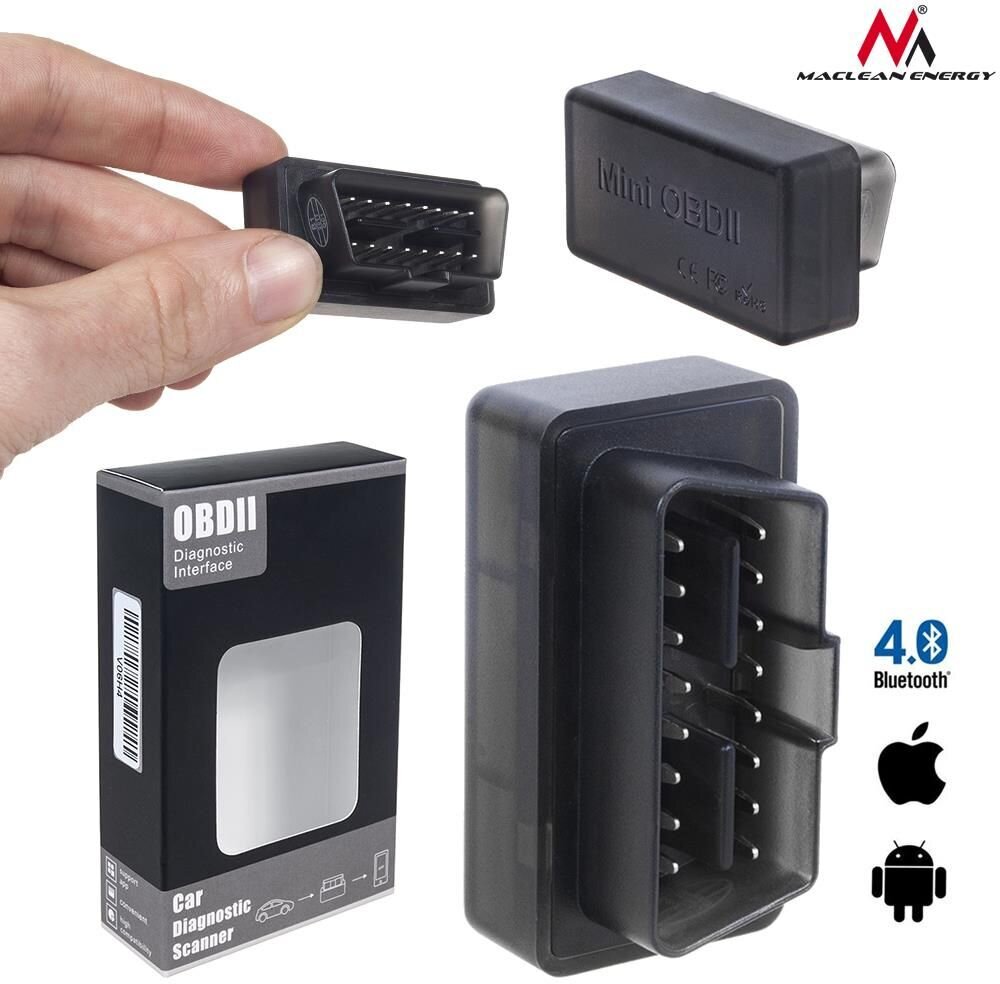 Maclean OBD2 MCE200, Bluetooth 4.0 hind ja info | USB adapterid ja jagajad | hansapost.ee