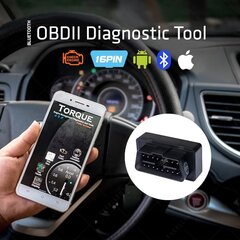 Maclean OBD2 MCE200, Bluetooth 4.0 price and information | USB adapterid ja jagajad | hansapost.ee