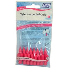 TePe Межзубные ершики Normal 0,4 мм розовые 8 шт. цена и информация | Зубные щетки, пасты | hansapost.ee