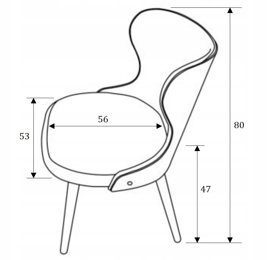 Tool K452, hall/tamm цена и информация | Köögitoolid, söögitoolid | hansapost.ee