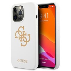 Guess GUHCP13LLS4GGWH sobib Apple iPhone 13 Pro / 13 6.1", valge hind ja info | Telefonide kaitsekaaned ja -ümbrised | hansapost.ee