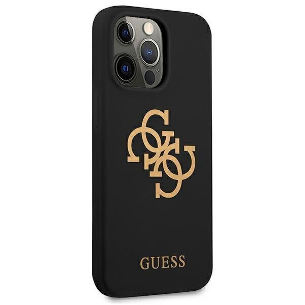 Guess GUHCP13LLS4GGBK sobib Apple iPhone 13 Pro / 13 6.1", must hind ja info | Telefonide kaitsekaaned ja -ümbrised | hansapost.ee