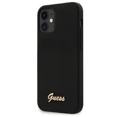 Guess GUHCP12SLSLMGBK sobib Apple iPhone 12 mini 5,4", must цена и информация | Чехлы для телефонов | hansapost.ee