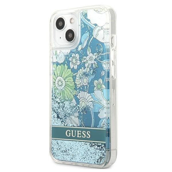 Guess GUHCP13SLFLSN, sobib iPhone 13 mini, roheline цена и информация | Telefonide kaitsekaaned ja -ümbrised | hansapost.ee