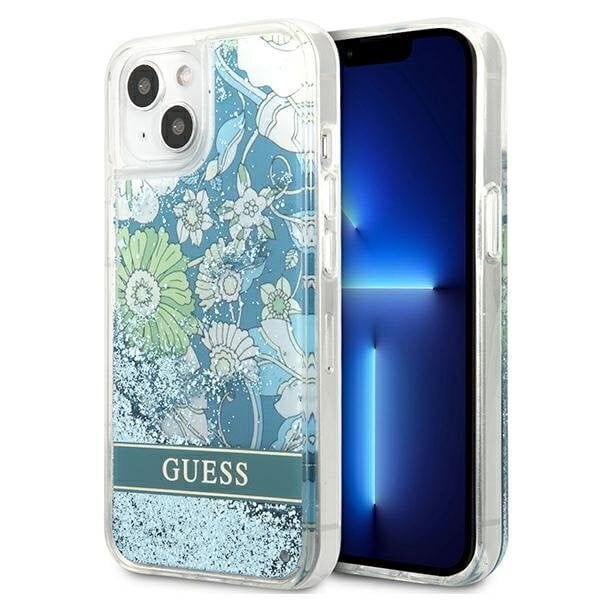 Guess GUHCP13SLFLSN, sobib iPhone 13 mini, roheline цена и информация | Telefonide kaitsekaaned ja -ümbrised | hansapost.ee