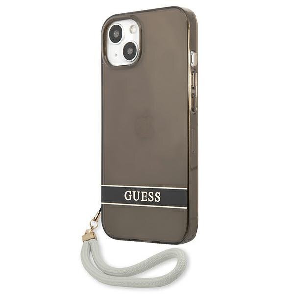 Guess GUHCP13MHTSGSK, sobib iPhone 13, must hind ja info | Telefonide kaitsekaaned ja -ümbrised | hansapost.ee