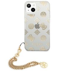 Guess GUHCP13SKSPEGO для iPhone 13 mini, золотистый цена и информация | Чехлы для телефонов | hansapost.ee