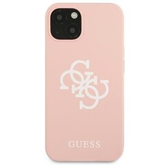 Guess GUHCP13SLS4GWPI для iPhone 13 mini, розовый цена и информация | Чехлы для телефонов | hansapost.ee