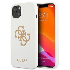 Guess GUHCP13SLS4GGWH для iPhone 13 mini, белый цена и информация | Чехлы для телефонов | hansapost.ee