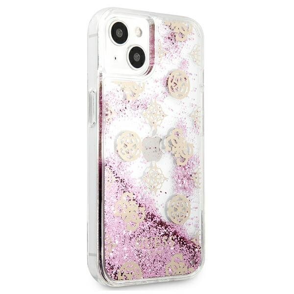 Guess GUHCP13SLGPEPI, sobib iPhone 13 mini, roosa цена и информация | Telefonide kaitsekaaned ja -ümbrised | hansapost.ee