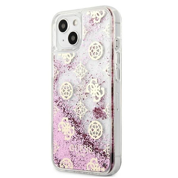 Guess GUHCP13SLGPEPI, sobib iPhone 13 mini, roosa цена и информация | Telefonide kaitsekaaned ja -ümbrised | hansapost.ee