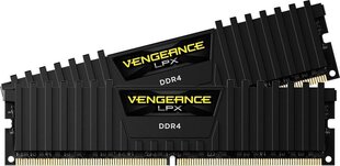 Corsair Vengeance LPX, DDR4, 2x8GB, 3000MHz, CL16 (CMK16GX4M2D3000C16) hind ja info | Operatiivmälu | hansapost.ee