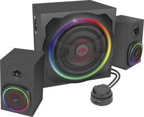 Speedlink kõlarid Gravity RGB 2.1, must (SL-830105-BK) цена и информация | Аудиоколонки | hansapost.ee