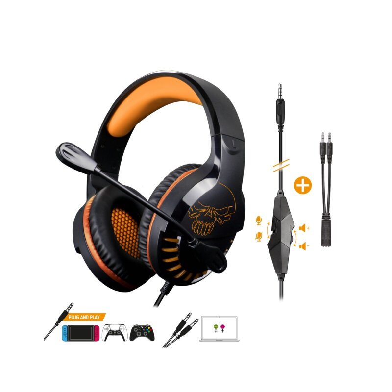 Spirit Of Gamer PRO-H3 Black Orange цена и информация | Kõrvaklapid | hansapost.ee