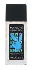 Playboy Generation for Him Deodorant 75ml цена и информация | Мужская парфюмированная косметика | hansapost.ee