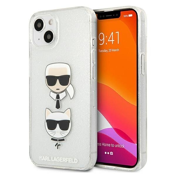 Telefoniümbris Karl Lagerfeld KLHCP13SKCTUGLS iPhone 13 mini 5,4" price and information | Telefonide kaitsekaaned ja -ümbrised | hansapost.ee