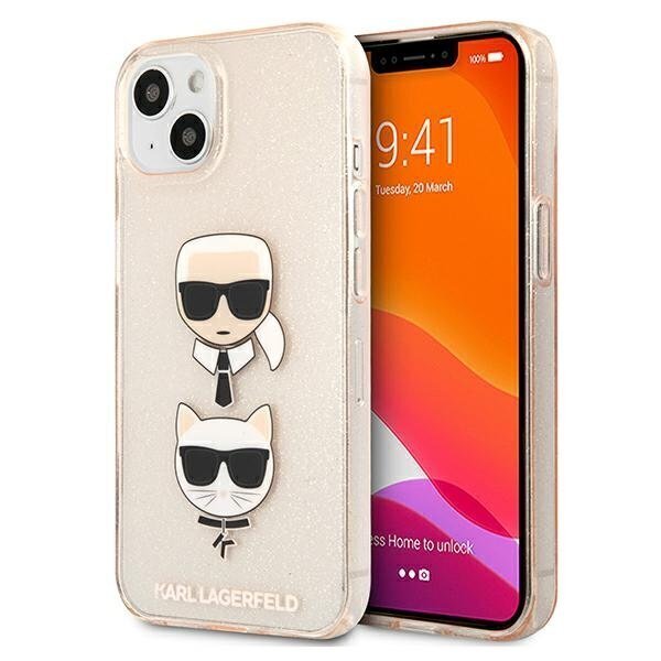 Telefoniümbris Karl Lagerfeld KLHCP13SKCTUGLGO iPhone 13 mini 5,4" цена и информация | Telefonide kaitsekaaned ja -ümbrised | hansapost.ee