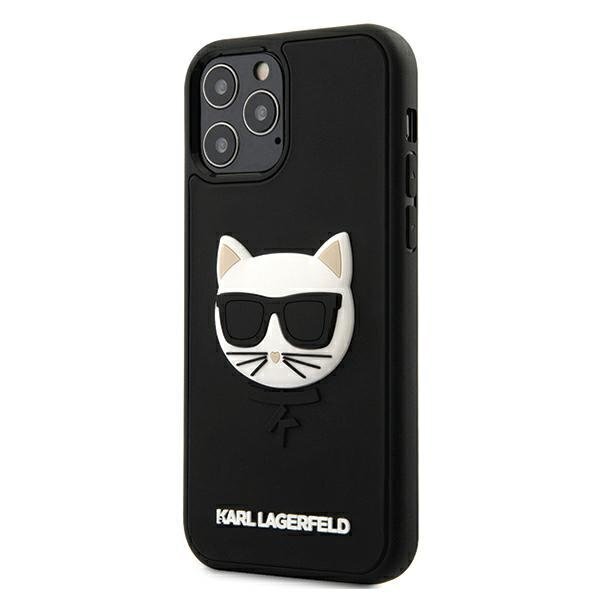 Telefoniümbris Karl Lagerfeld KLHCP12MCH3DBK iPhone 12 /12 Pro 6,1" hind ja info | Telefonide kaitsekaaned ja -ümbrised | hansapost.ee