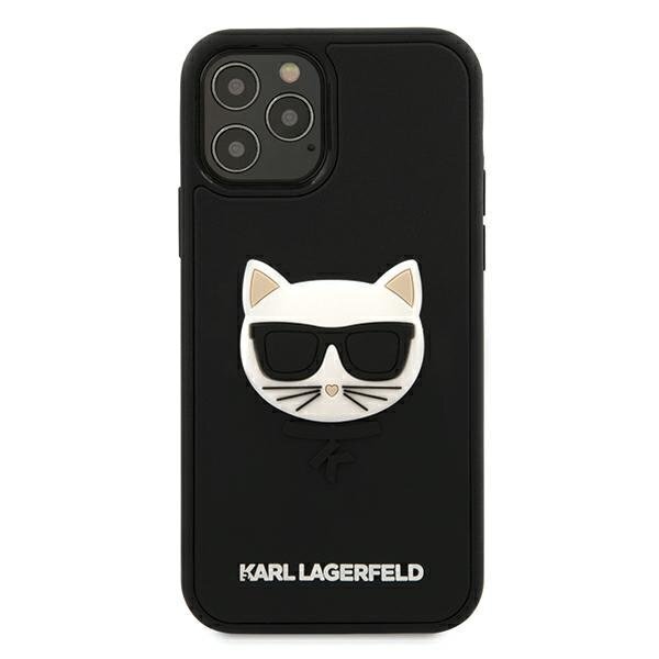 Telefoniümbris Karl Lagerfeld KLHCP12MCH3DBK iPhone 12 /12 Pro 6,1" цена и информация | Telefonide kaitsekaaned ja -ümbrised | hansapost.ee