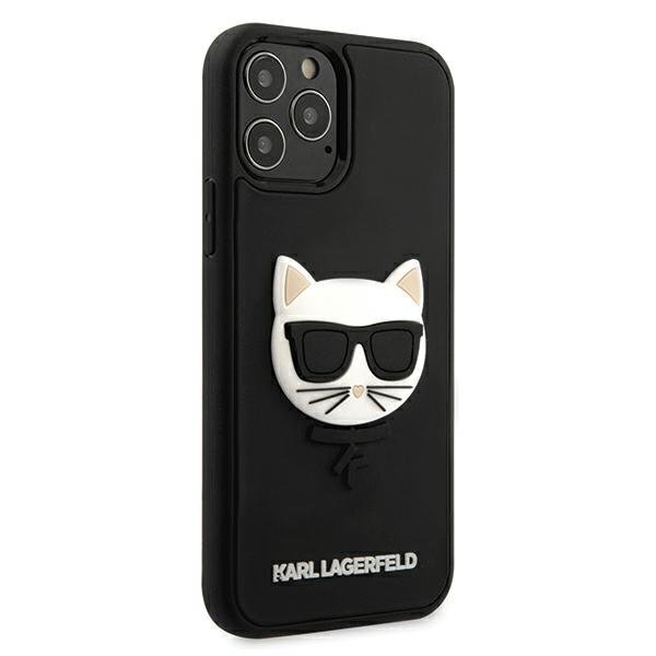Telefoniümbris Karl Lagerfeld KLHCP12MCH3DBK iPhone 12 /12 Pro 6,1" hind ja info | Telefonide kaitsekaaned ja -ümbrised | hansapost.ee