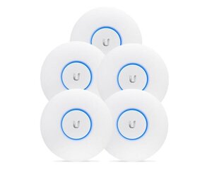 Точка доступа Wi-fi Ubiquiti UniFi UAP-AC-LR-5 (5-Pack) 2.4 - 5.867 Mbit цена и информация | Маршрутизаторы (роутеры) | hansapost.ee