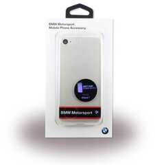 Силиконовый супер тонкий чехол-крышка BMW BMHCP7TRHNA Horizontal Logo Apple iPhone 7 4.7inch, прозрачный/темно синий цена и информация | Чехлы для телефонов | hansapost.ee