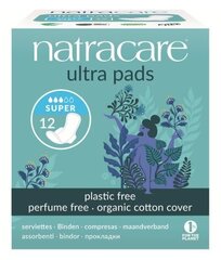 Tiibadega hügieenisidemed Natracare Ultra Super 12 tk hind ja info | Tampoonid, hügieenisidemed ja menstruaalanumad | hansapost.ee